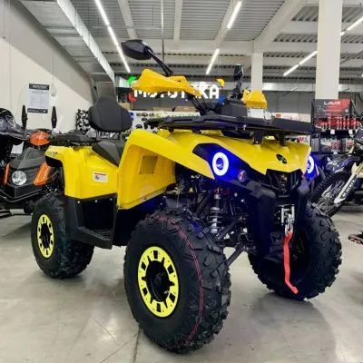 Квадроцикл GLADIATOR (Гладиатор) F200 LUX жёлтый (машинокомплект)