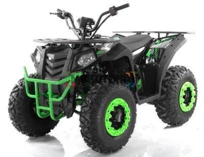 Квадроцикл Мотомир Commander 200 чёрный/зелёный (машинокомплект)