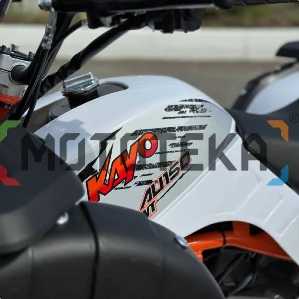 Квадрицикл KAYO (Кайо) AU150 CVT (белый пластик 2024 г.) с ПСМ | Мототека