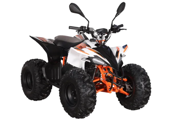 Квадрицикл детский KAYO (Кайо) AT110 (белый пластик 2024 г.) с ПСМ | Мототека