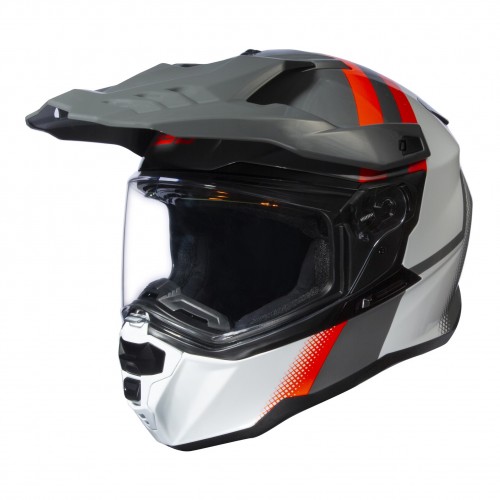 Шлем мото GSB XP - 22 GREY/ORANGE