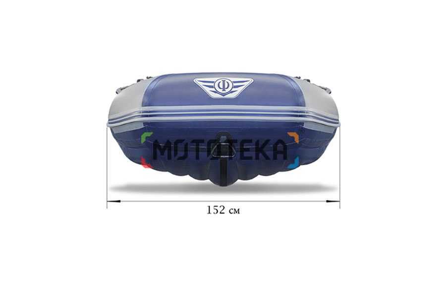 Лодка ПВХ ФЛАГМАН DK 430 IGLA Jet серый/синий