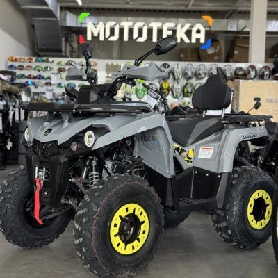 Квадроцикл GLADIATOR (Гладиатор) F200 LUX серый с ПСМ