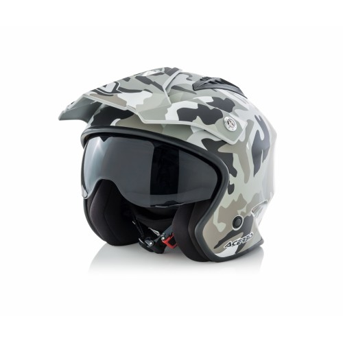 Шлем мото открытый GSB JET ARIA CAMO BROWN